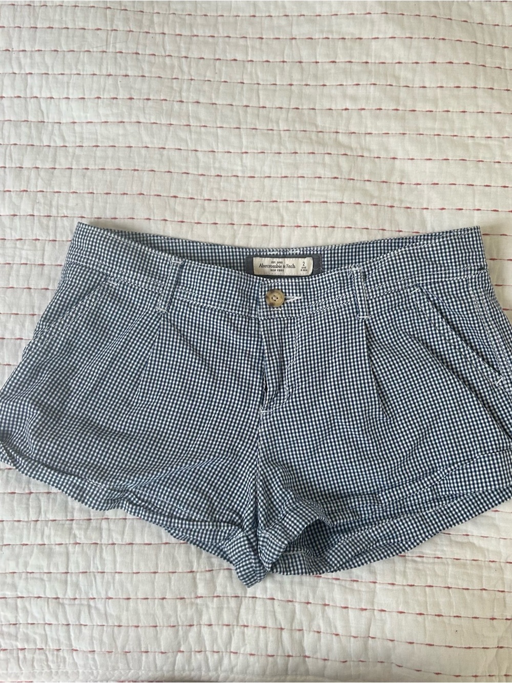 2000s Abercrombie Gingham Micro Shorts